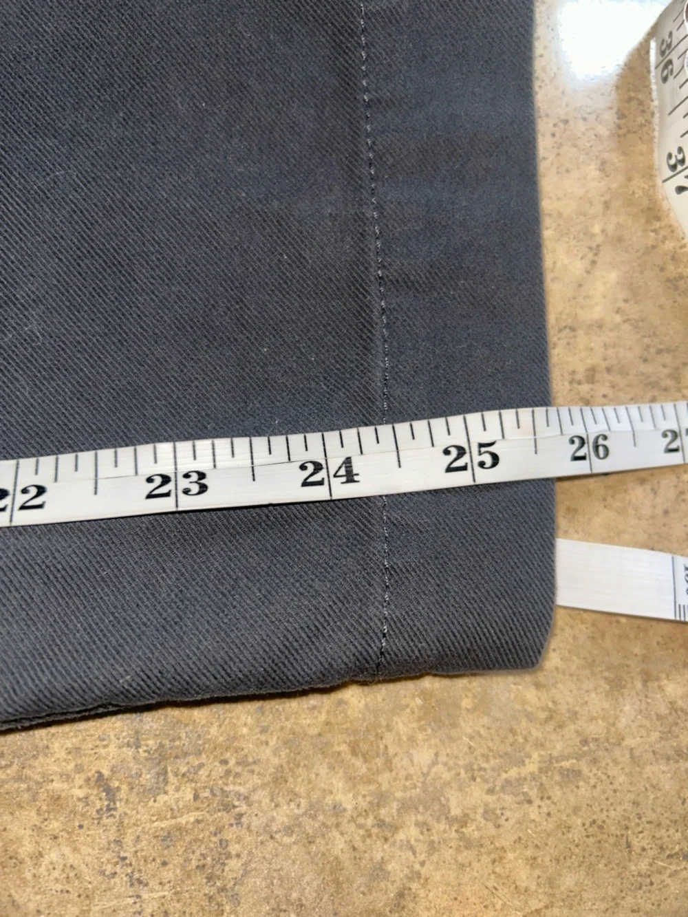 Banana Republic Pants - dark gray barrel leg utility chino - Picture 13 of 14